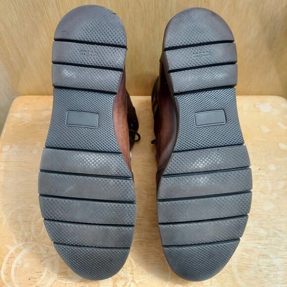 Franceschetti Italy Barneys New York Men's US 10 Brown Leather Ankle Boots - Picture 8 of 13